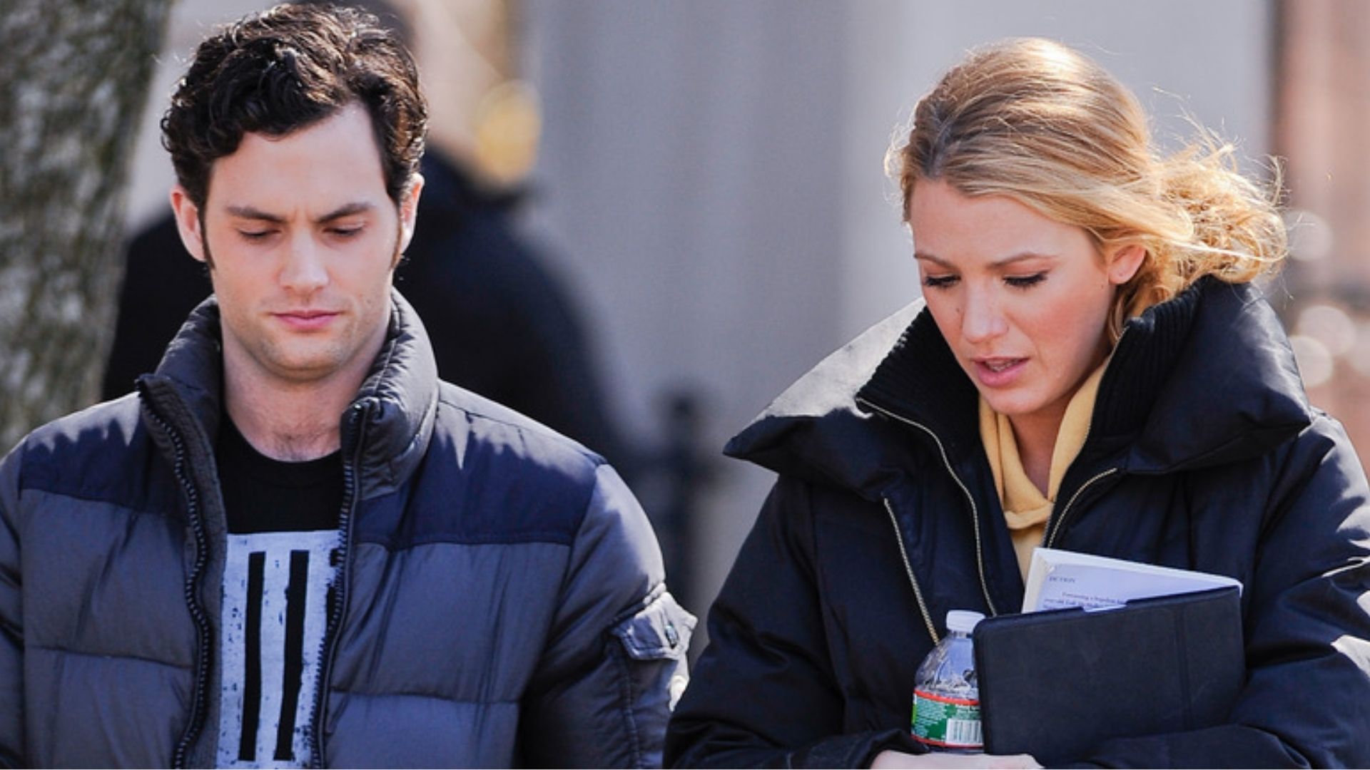 Blake Lively and Penn Badgley