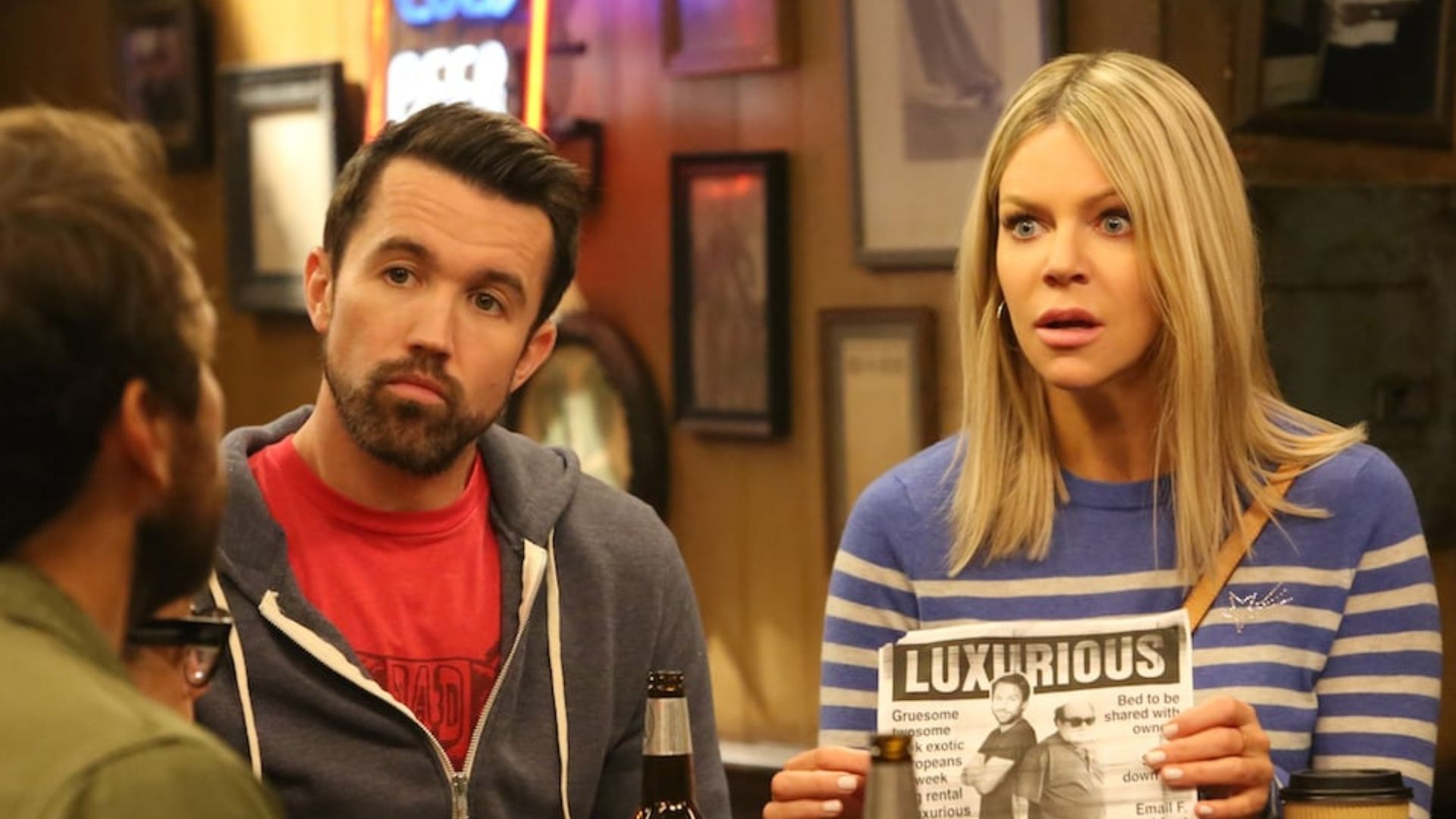 Kaitlin Olson and Rob McElhenney