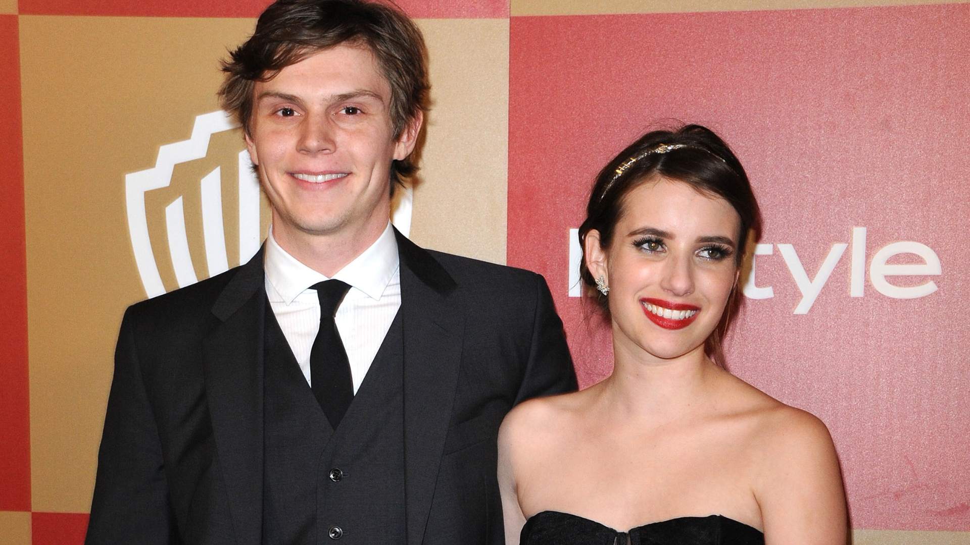 Evan Peters and Emma Roberts