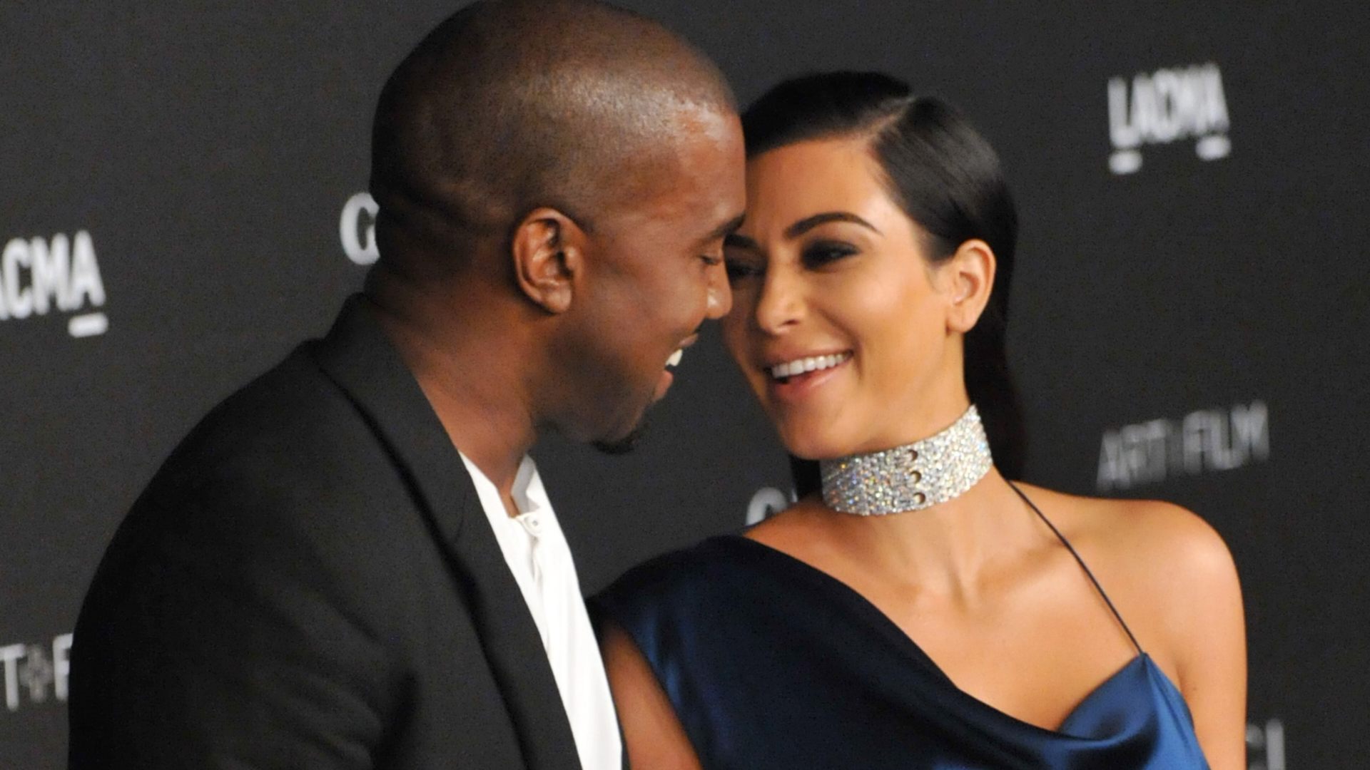 Kanye West and Kim Kardashian