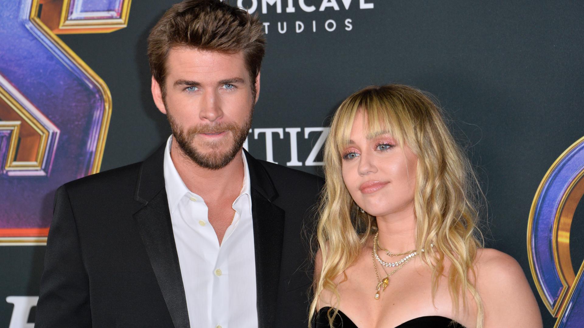 Liam Hemsworth and Miley Cyrus