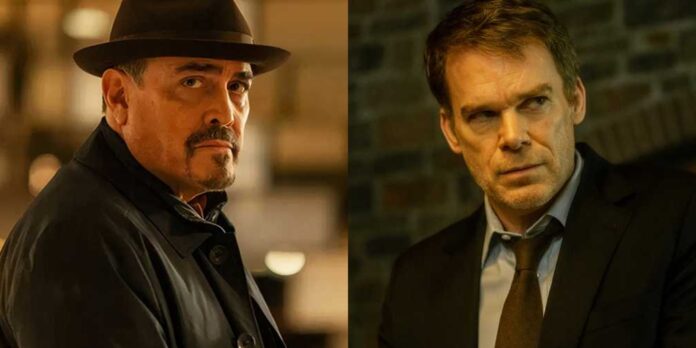 Angel Batista and Dexter (Image: Showtime)