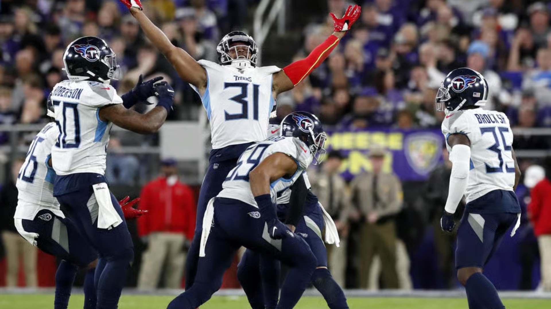 21. Tennessee Titans - 5 wins