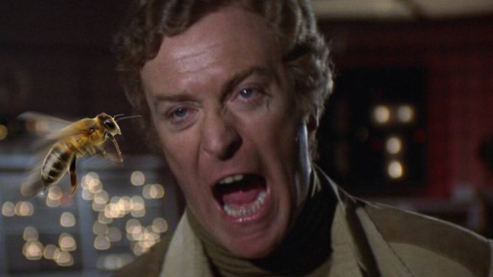 9. Michael Caine in 'The Swarm'