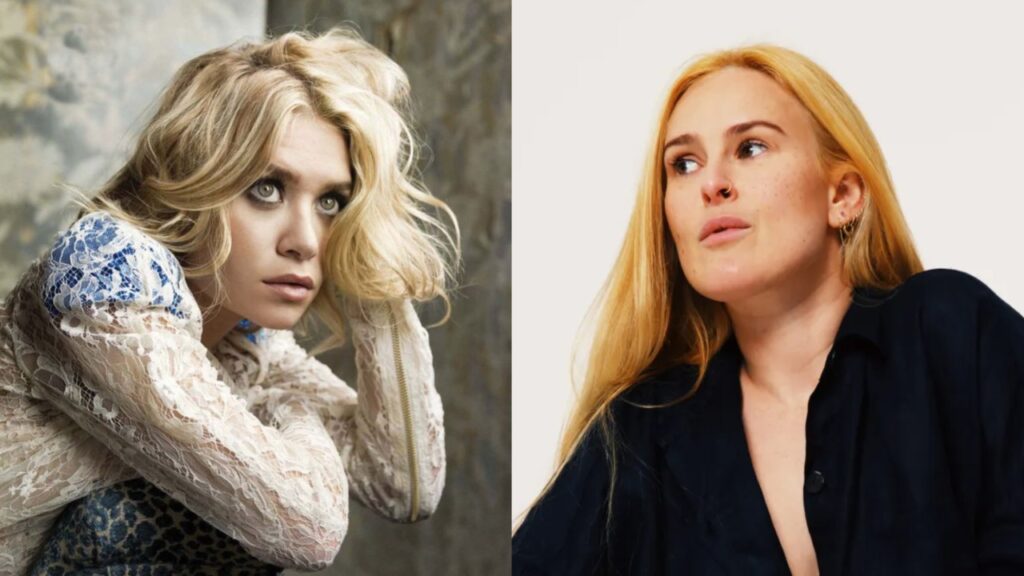 Ashley Olsen and Rumer Willis