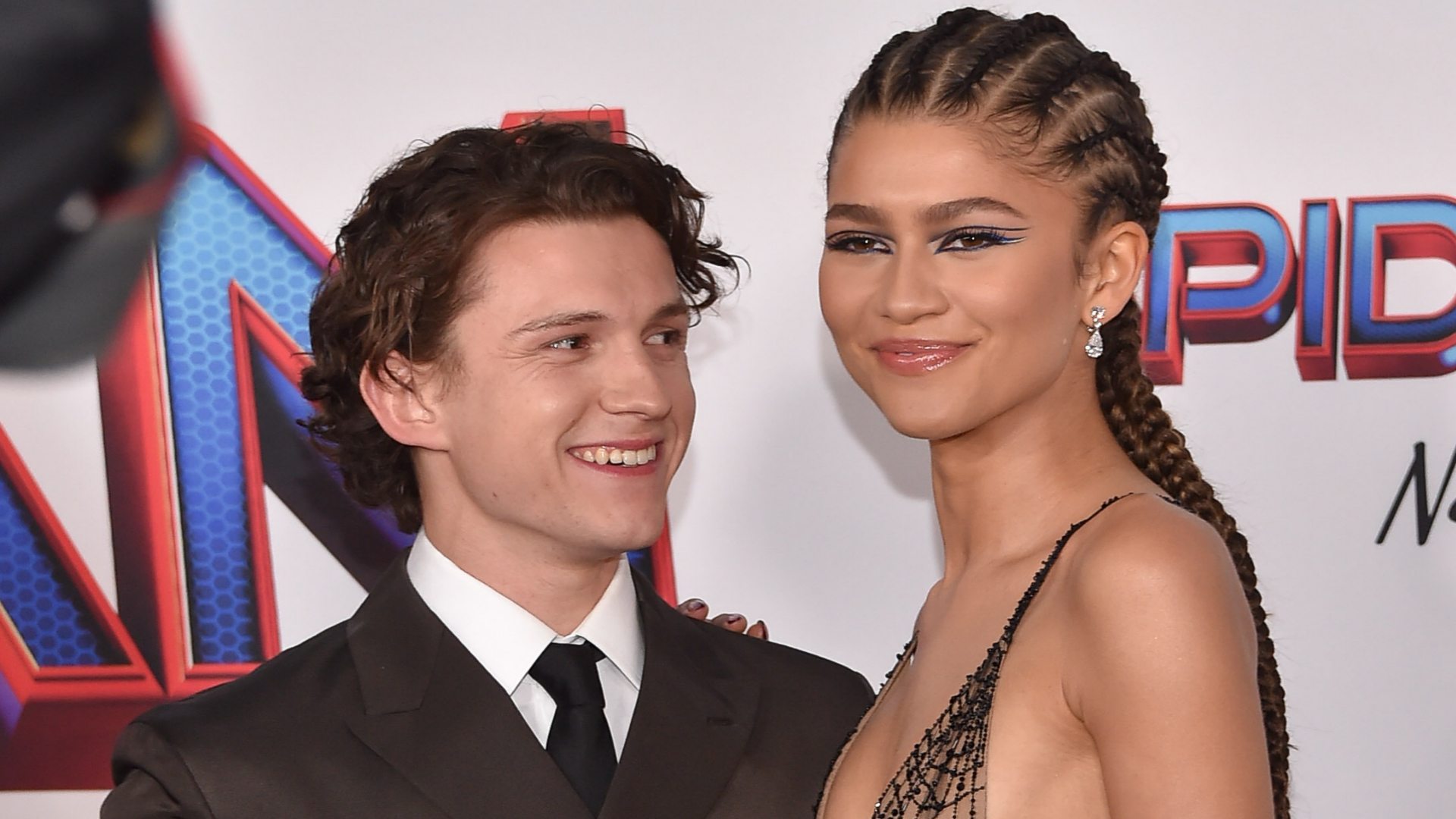 Tom Holland and Zendaya (Spider-Man and MJ)