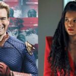 Homelander in 'The Boys' and Marie in 'Gen V' (Image: Amazon)