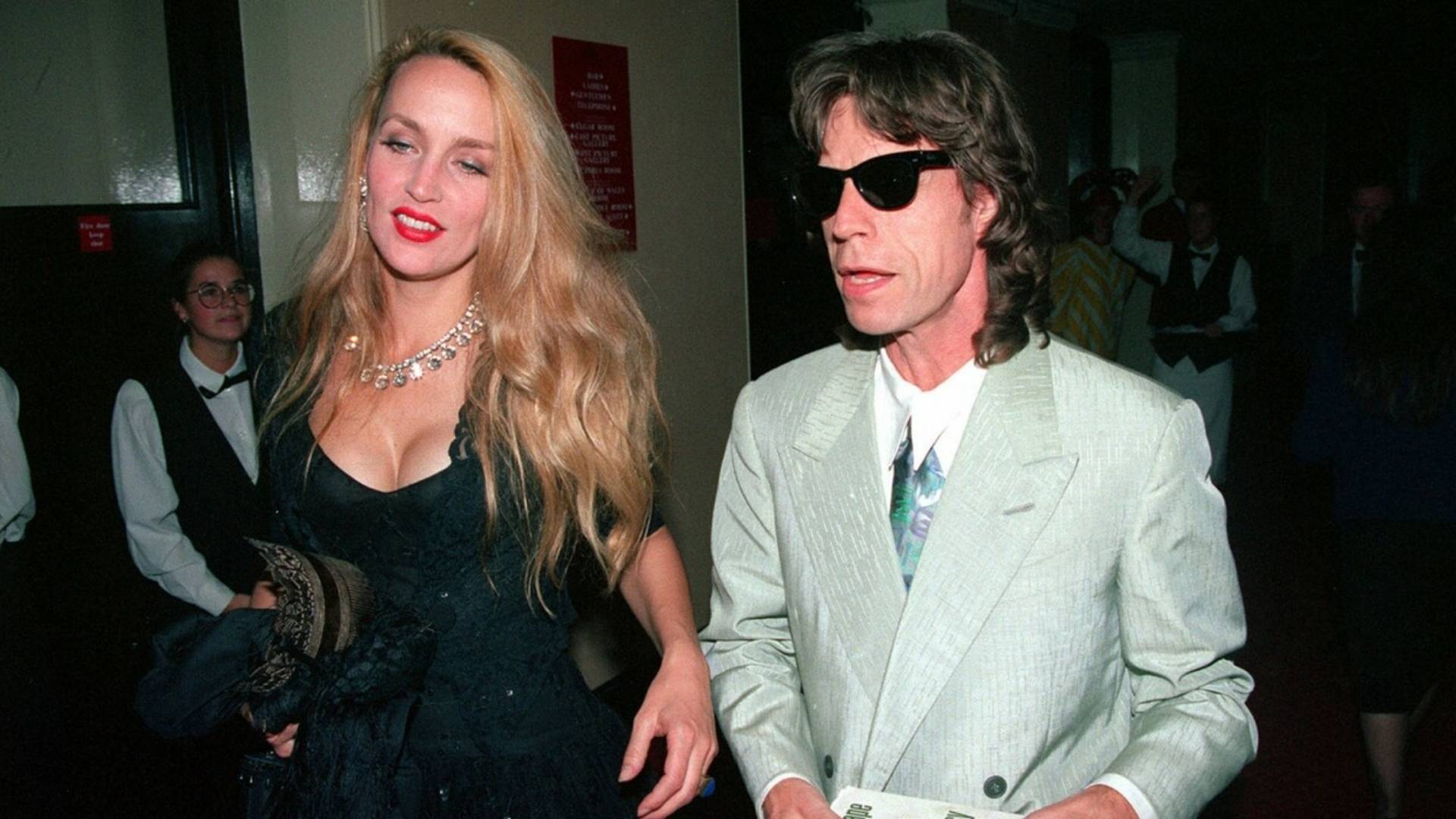 19. Mick Jagger and Jerry Hall