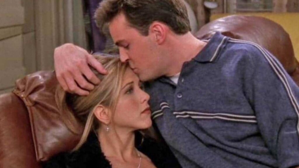 Rachel and Chandler in 'Friends'