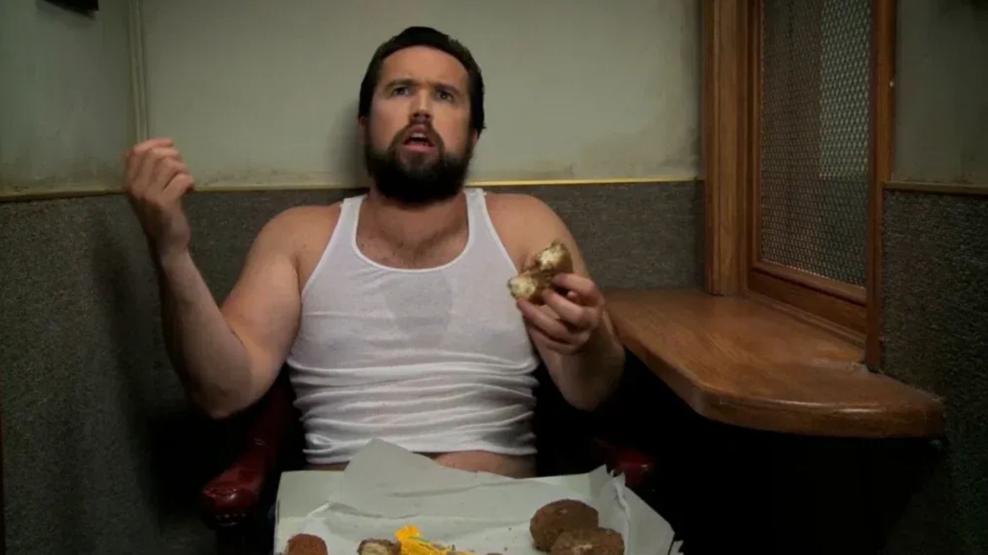 Rob McElhenney (ate only chicken, rice and vegetables)