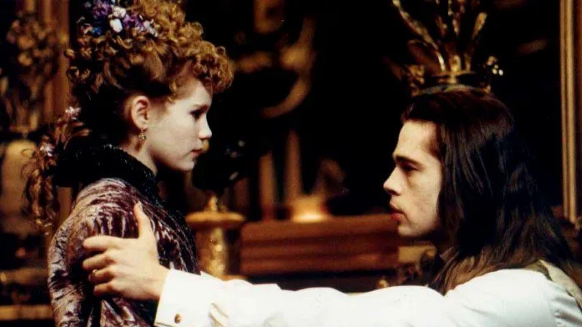 Kirsten Dunst and Brad Pitt