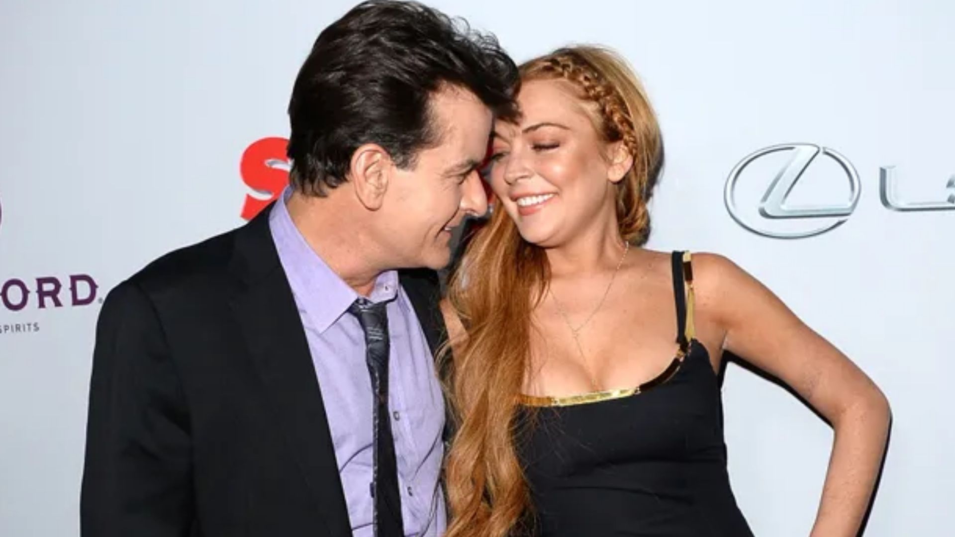Lindsay Lohan and Charlie Sheen