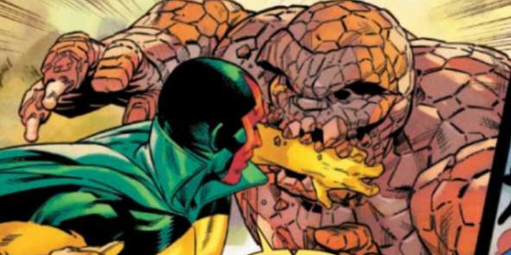 Vision and Ben Grimm (Image: Marvel)
