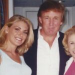 Donald Trump with Amy Dorris in the U. S. Open 1997