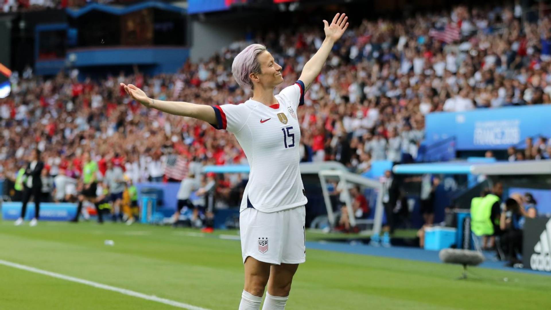 27) Megan Rapinoe