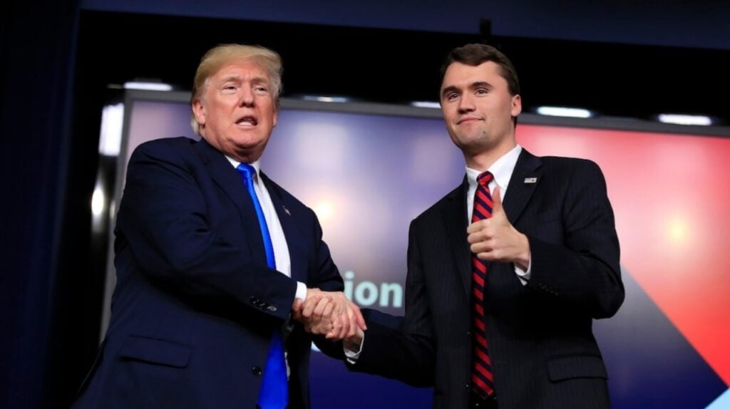Donald Trump and Charlie Kirk (Image: ABC News)