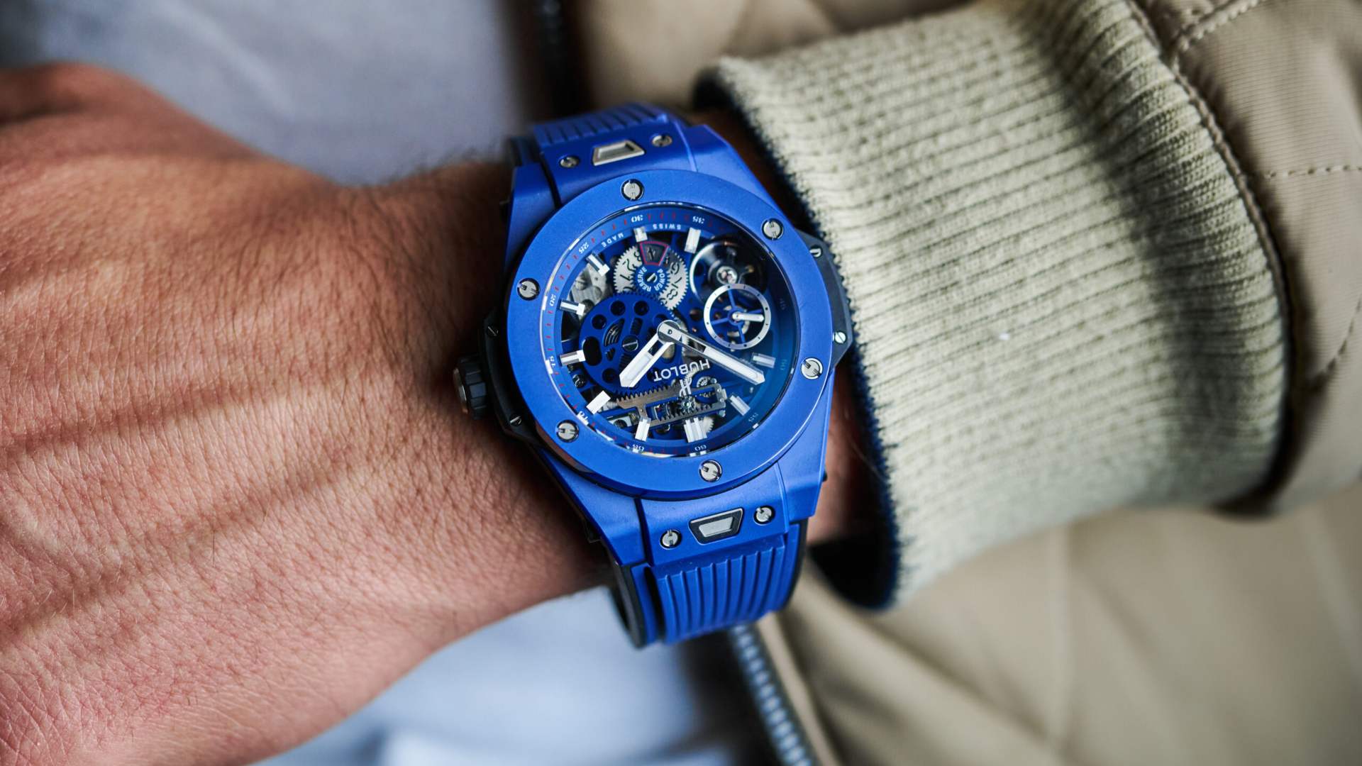18) Novak Djokovic - Hublot Big Bang Meca-10 Ceramic Blue