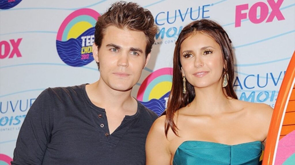 Paul Wesley and Nina Dobrev
