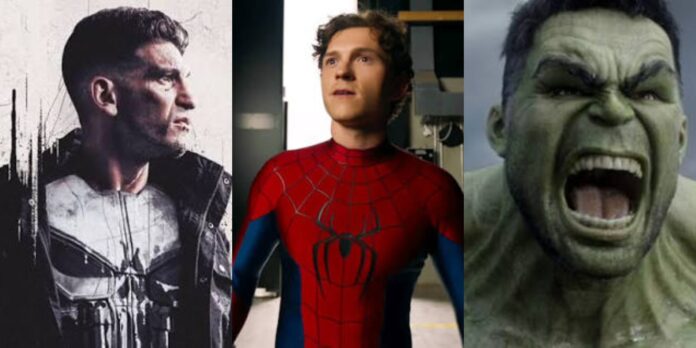 The Punisher, Spider-Man, and The Hulk (Image: Marvel)