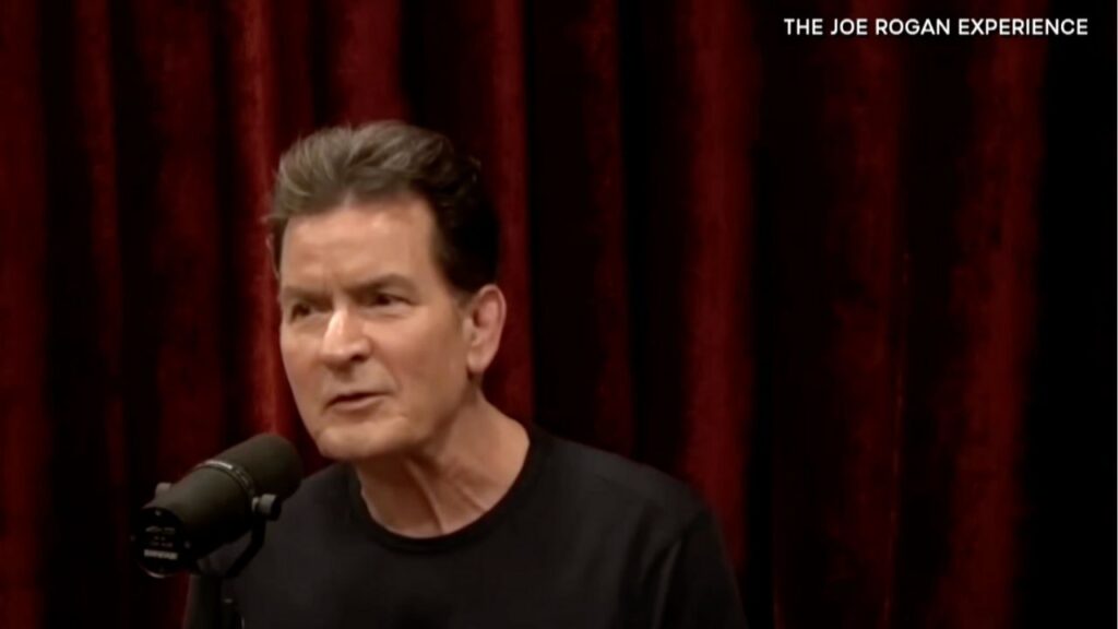 Charlie Sheen on Joe Rogan's podcast