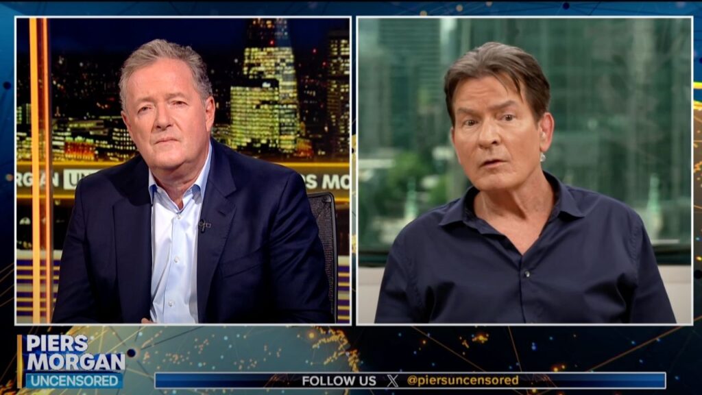 Charlie Sheen on Piers Morgan Uncensored interview