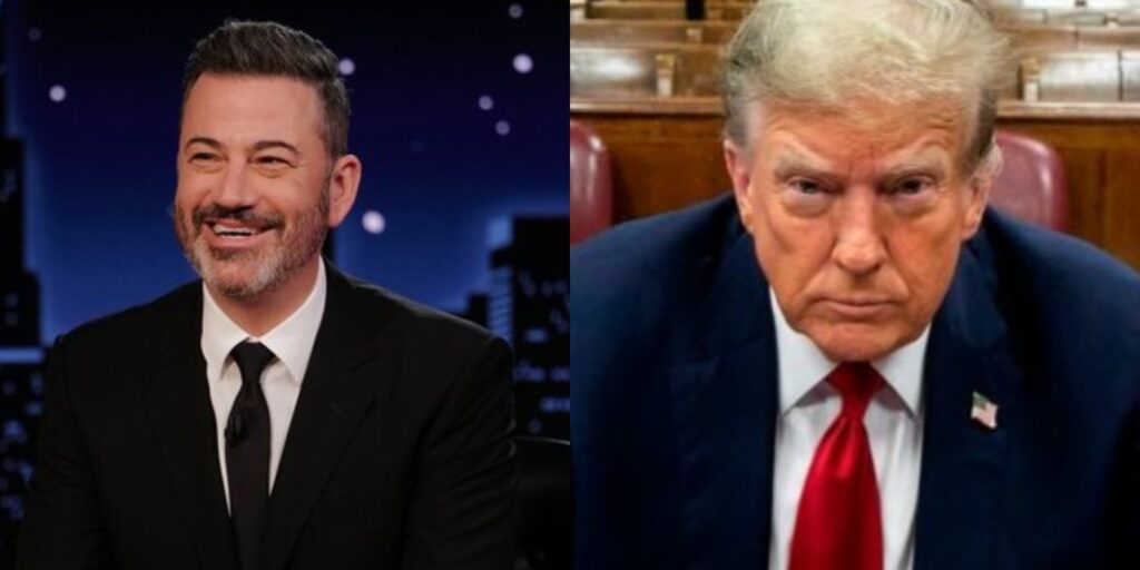 Jimmy Kimmel and Donald Trump (Image: ABC, instagram @realdonaldtrump)