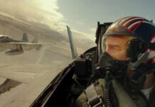 Tom Cruise as Maverick in Top Gun (Image: Paramount Pictures)