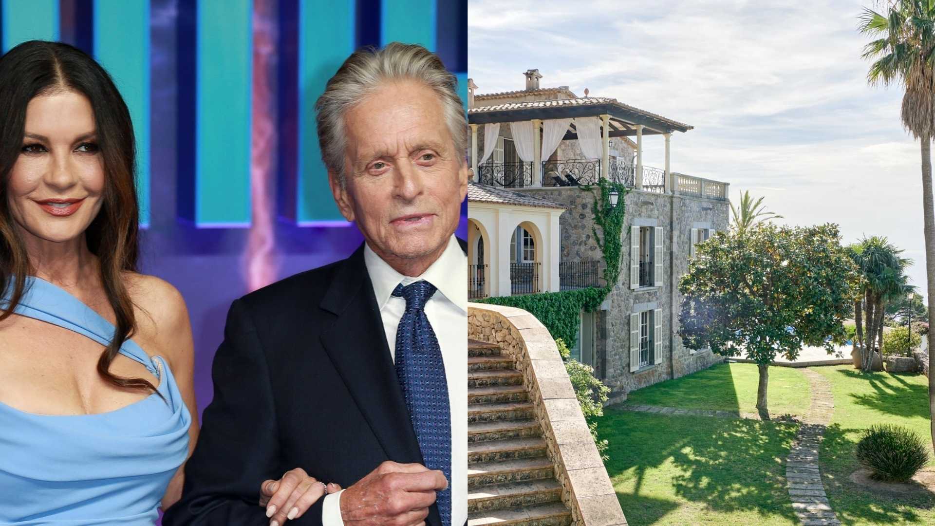 Michael Douglas & Catherine Zeta-Jones (Mallorca, Spain)