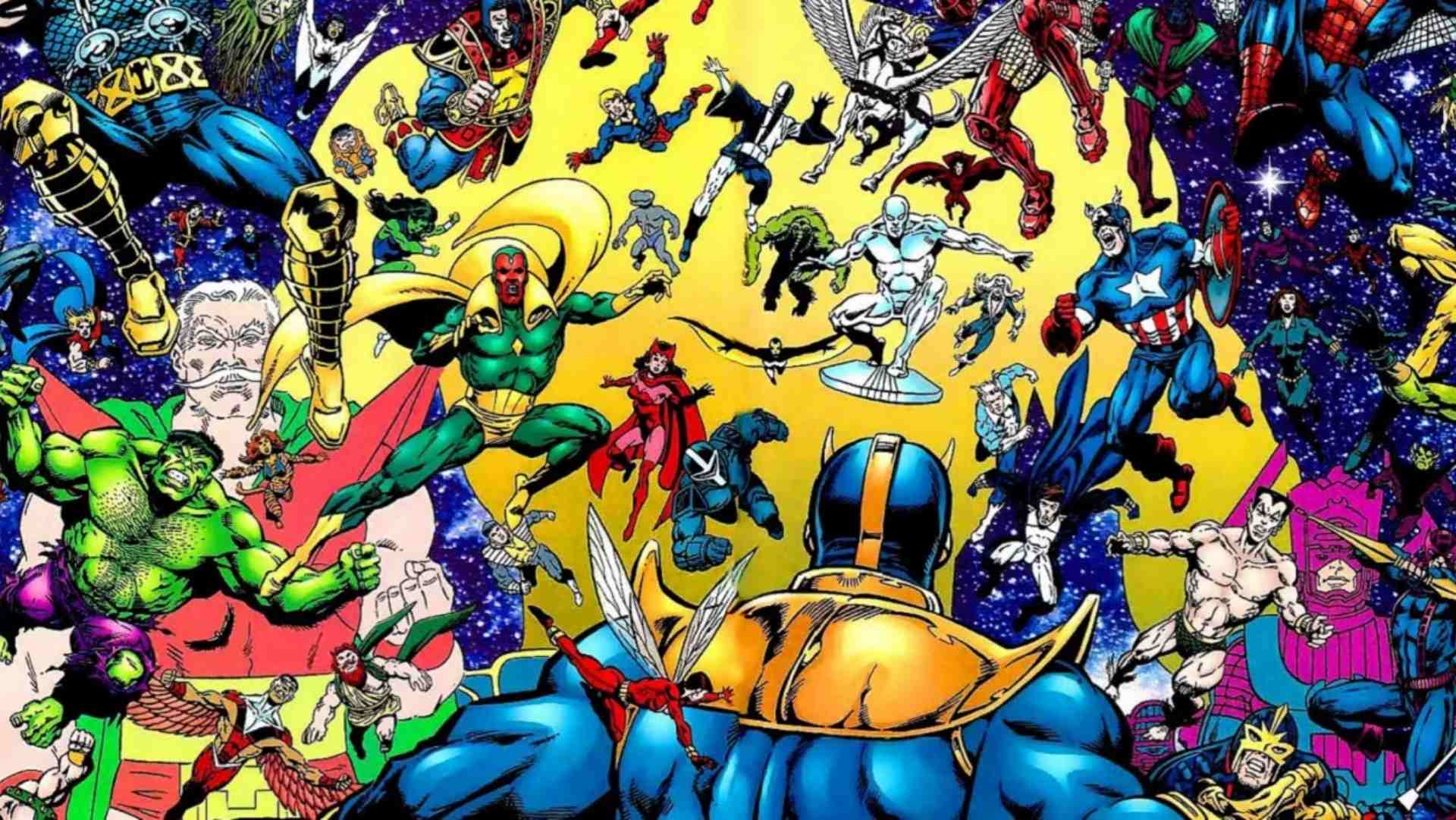 11. The Marvel Universe vs. Thanos (Infinity Gauntlet #4)