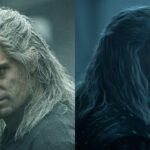 Henry Cavill and Liam Hemsworth as Geralt in 'The Witcher'