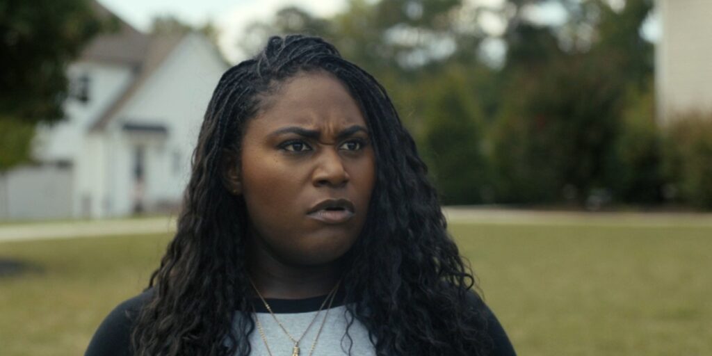Adebayo in 'Peacemaker' (Image: Warner Bros)