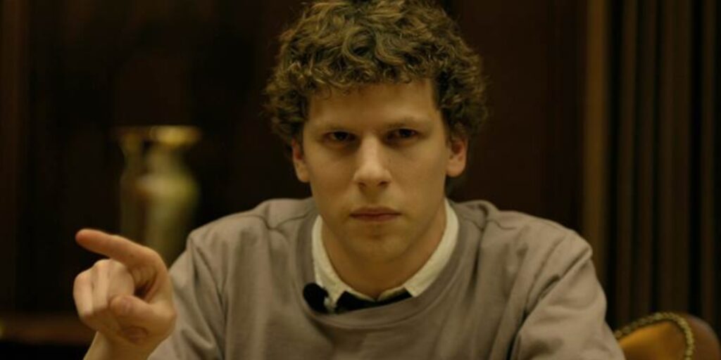 Jesse Eisenberg in 'The Social Network' (Image: Sony)