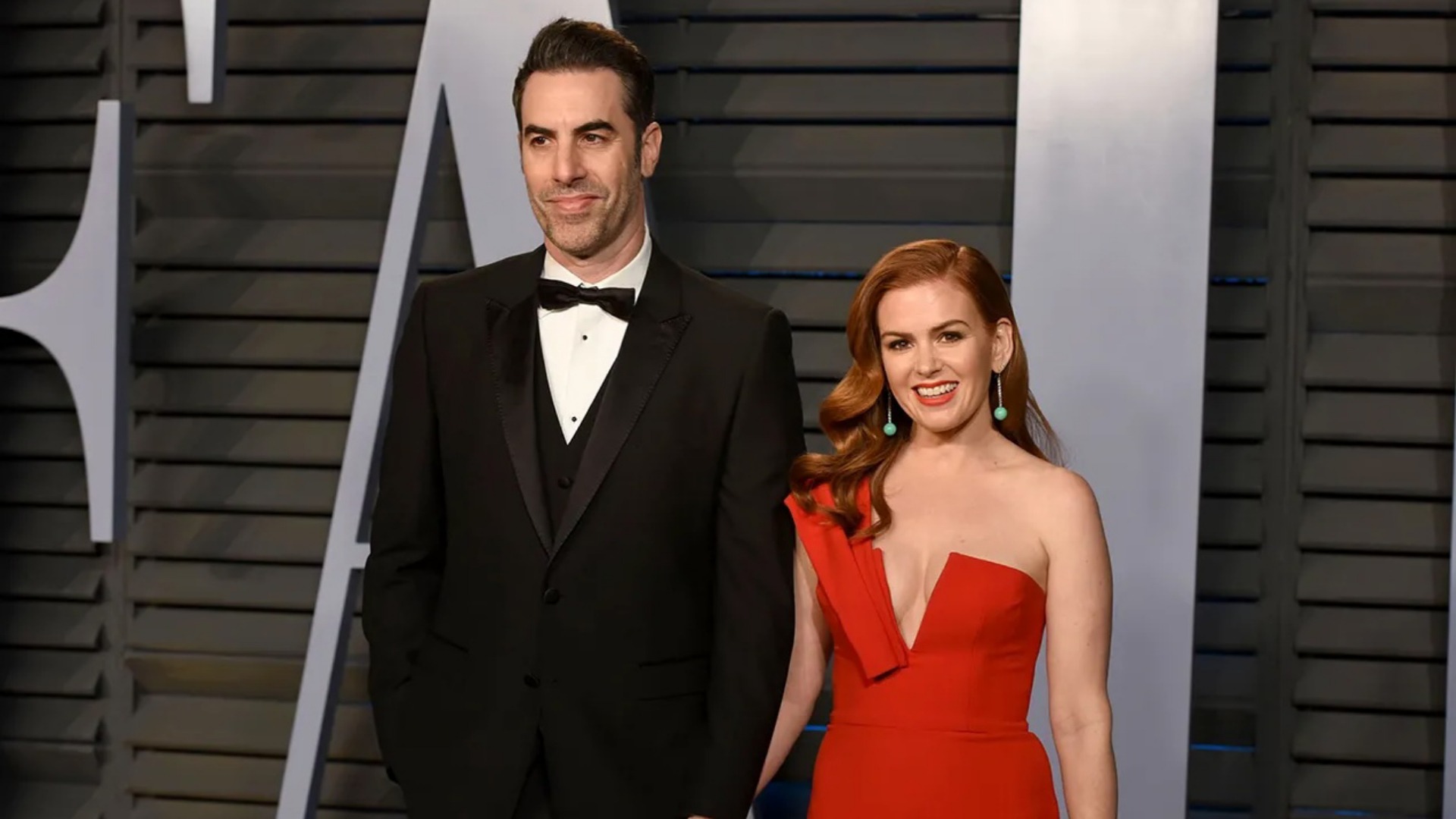 Sacha Baron Cohen and Isla Fisher