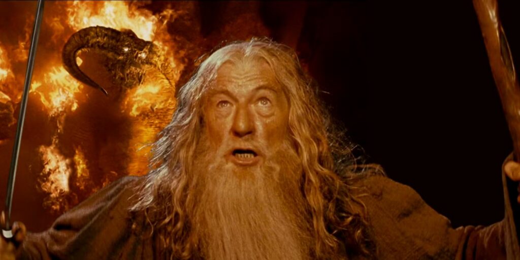 Sir Ian McKellen as Gandalf