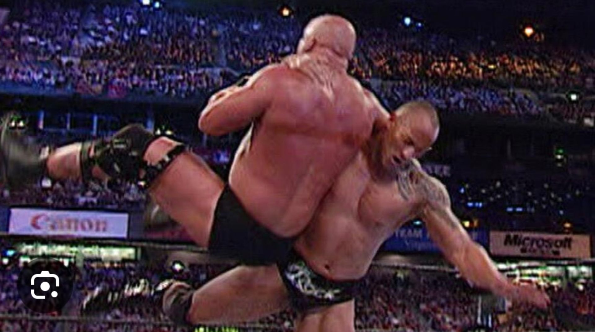 1) The Rock vs. Stone Cold Steve Austin