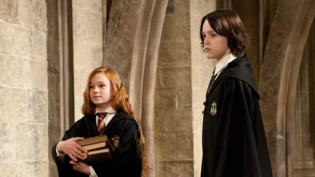 Lily and Snape at Hogwarts