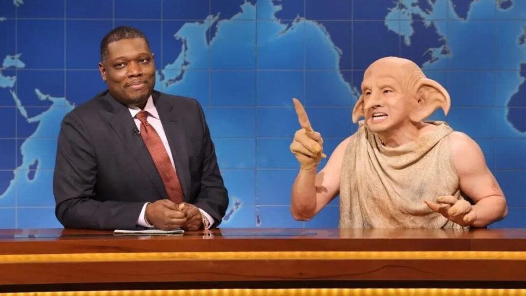 Dobby, with the host of SNL