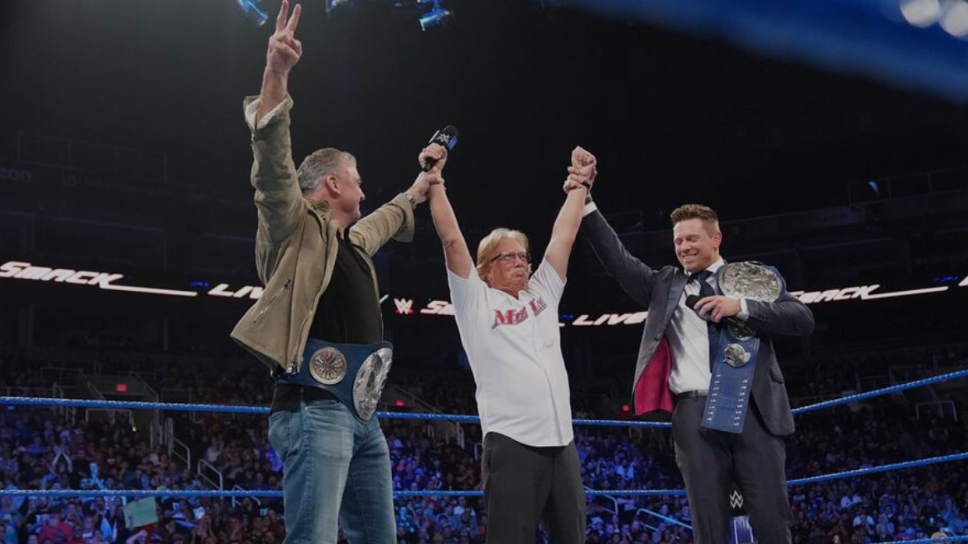 10. The Miz's Dad Protects His Son