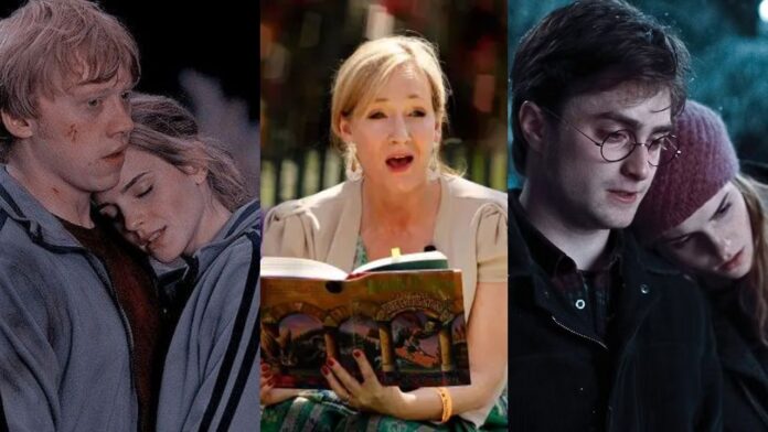 J.K. Rowling, Harry, Hermione, Ron