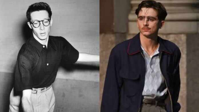 Marty Reisman and Marty Mauser from 'Marty Supreme'
