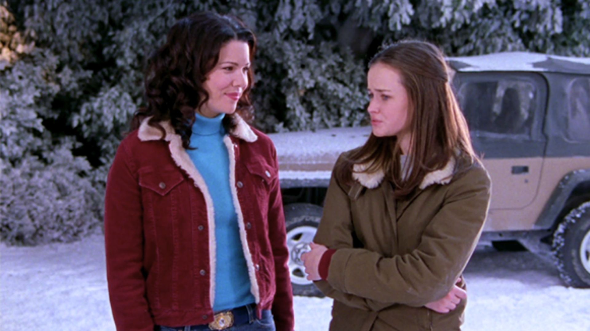 They Wore Layers of Winter Clothing While Filming in LA