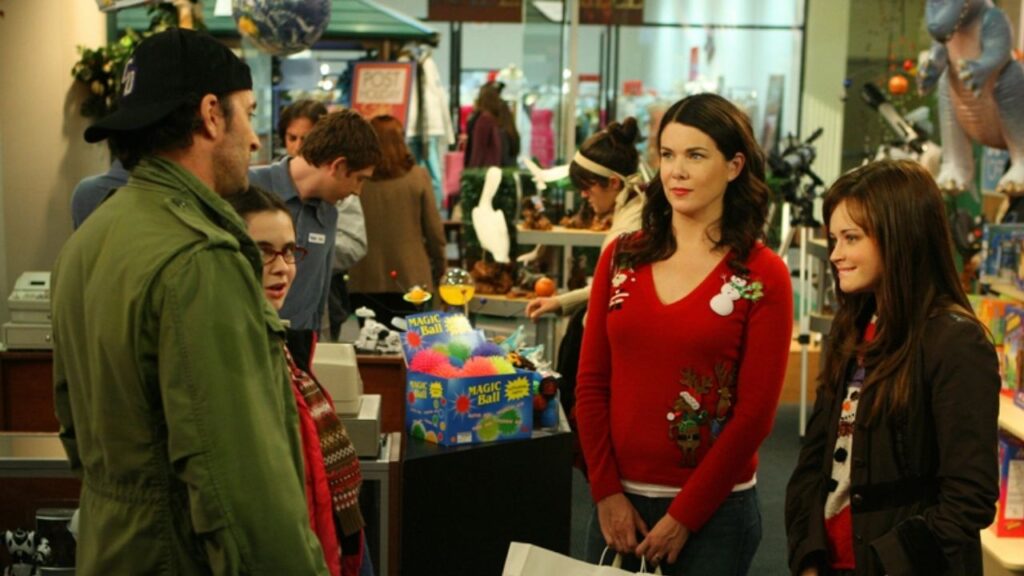 Lorerai, Luke, and Rory from 'Gilmore Girls'