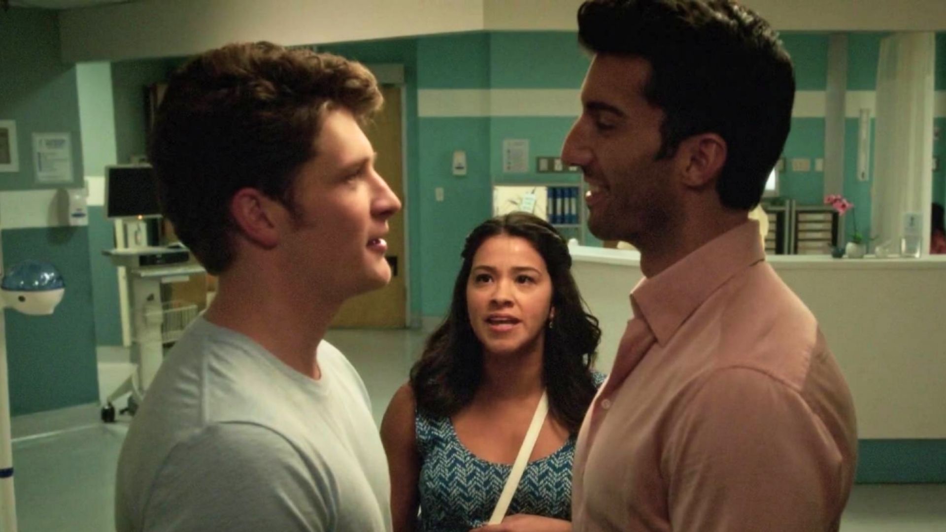 Jane, Michael, and Rafael in Jane the Virgin