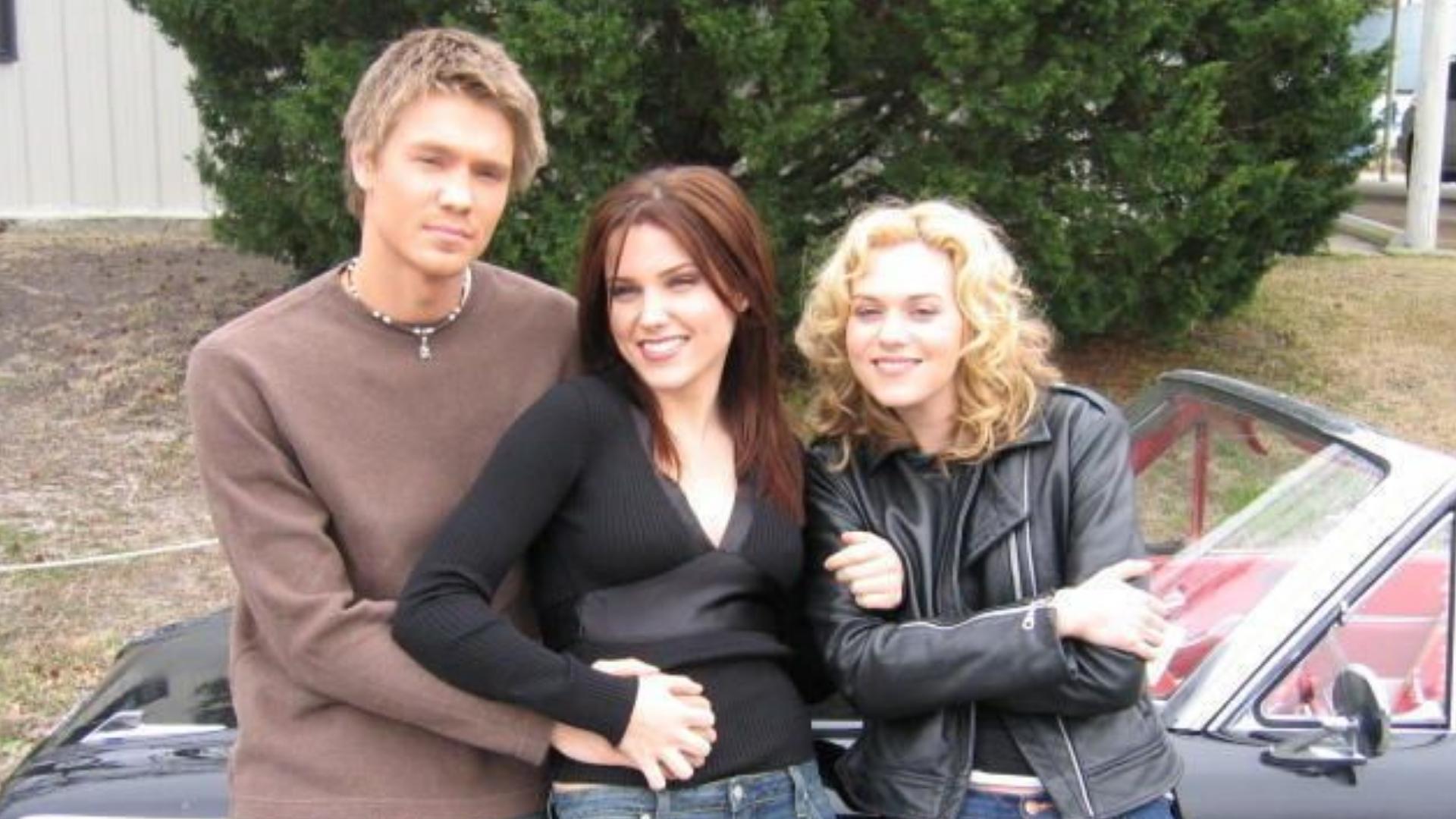 Lucas, Peyton, and Brooke in One Tree Hill (Image: The WB)