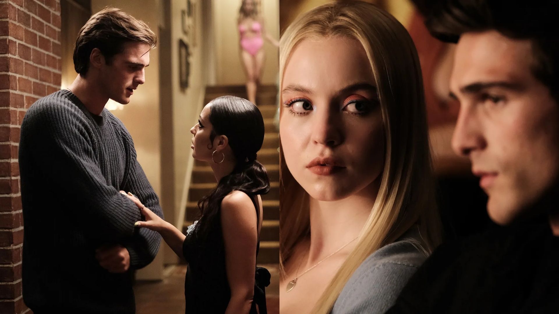 Nate, Maddie, and Cassie in Euphoria