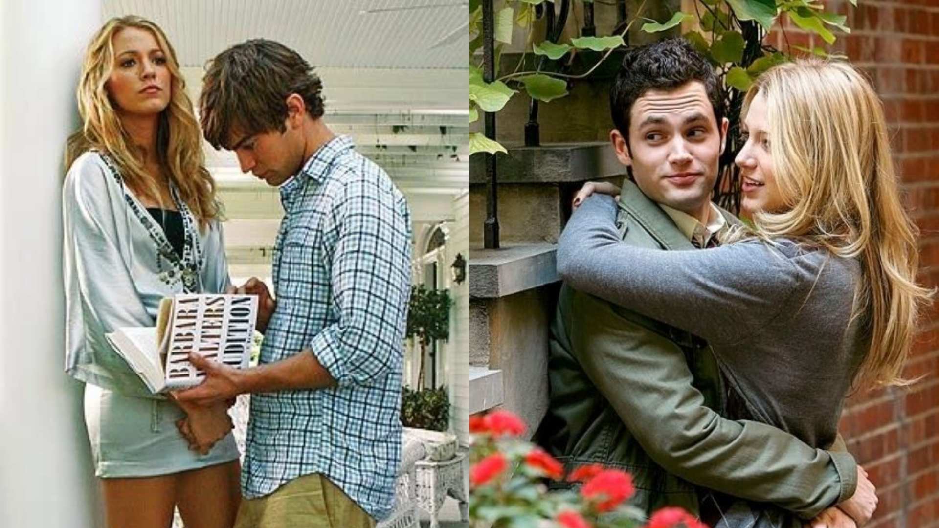 Serena, Dan, and Nate in Gossip Girl