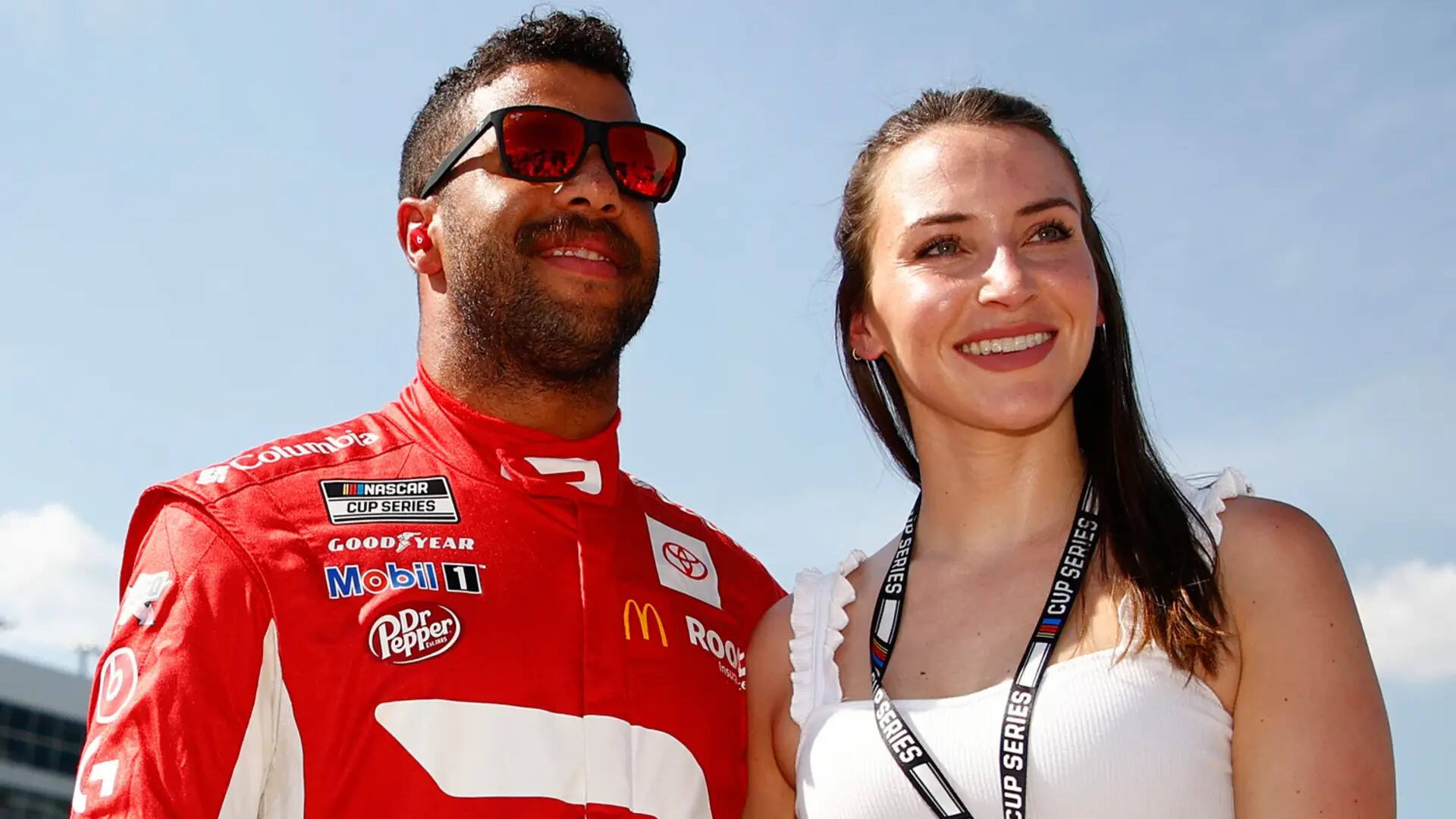 24. Bubba Wallace & Amanda Carter