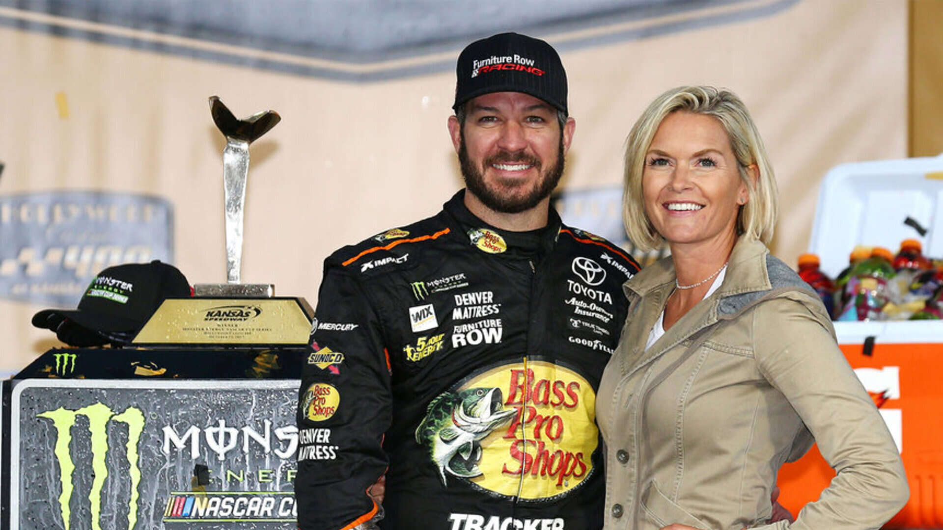 6. Martin Truex Jr. & Sherry Pollex (ex-wife)