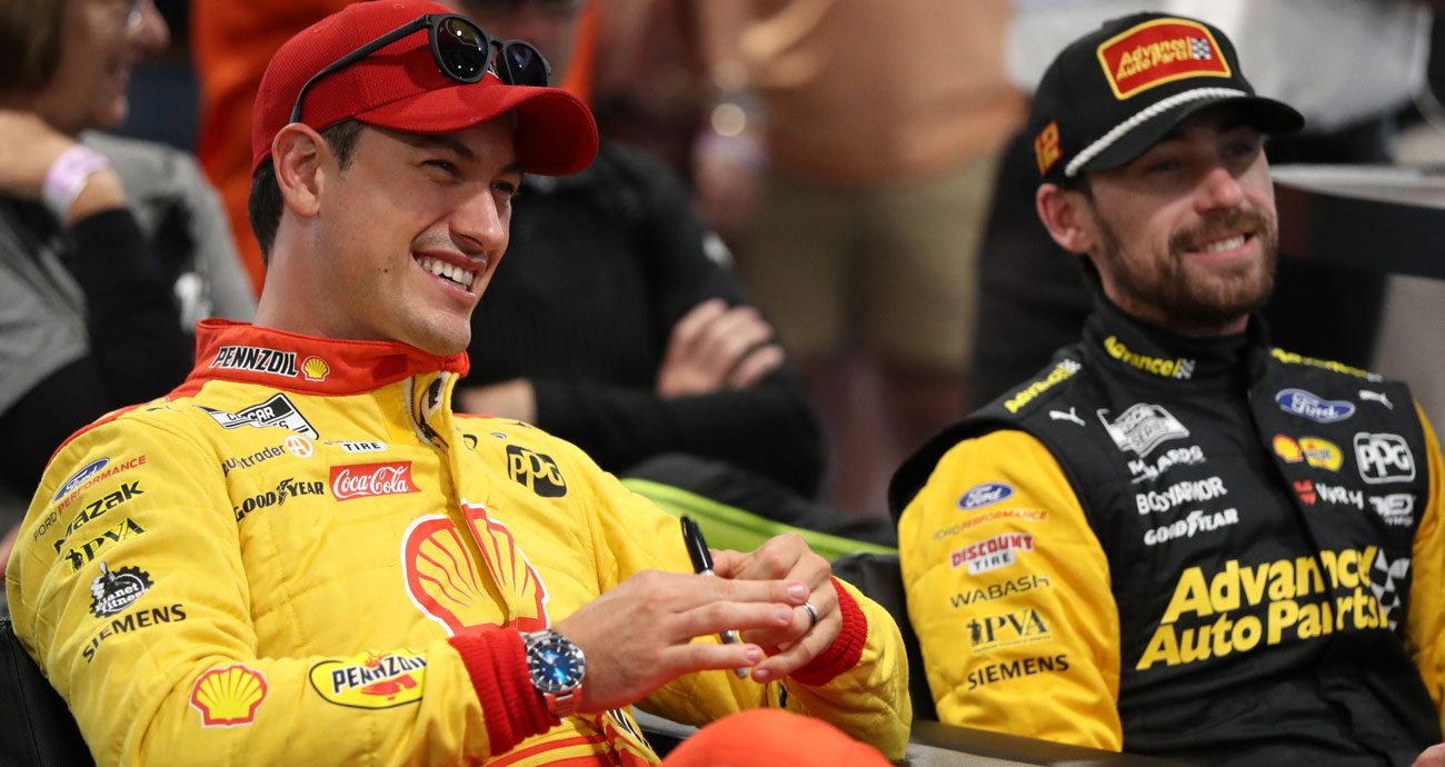 20. Ryan Blaney vs. Joey Logano (Team Penske)