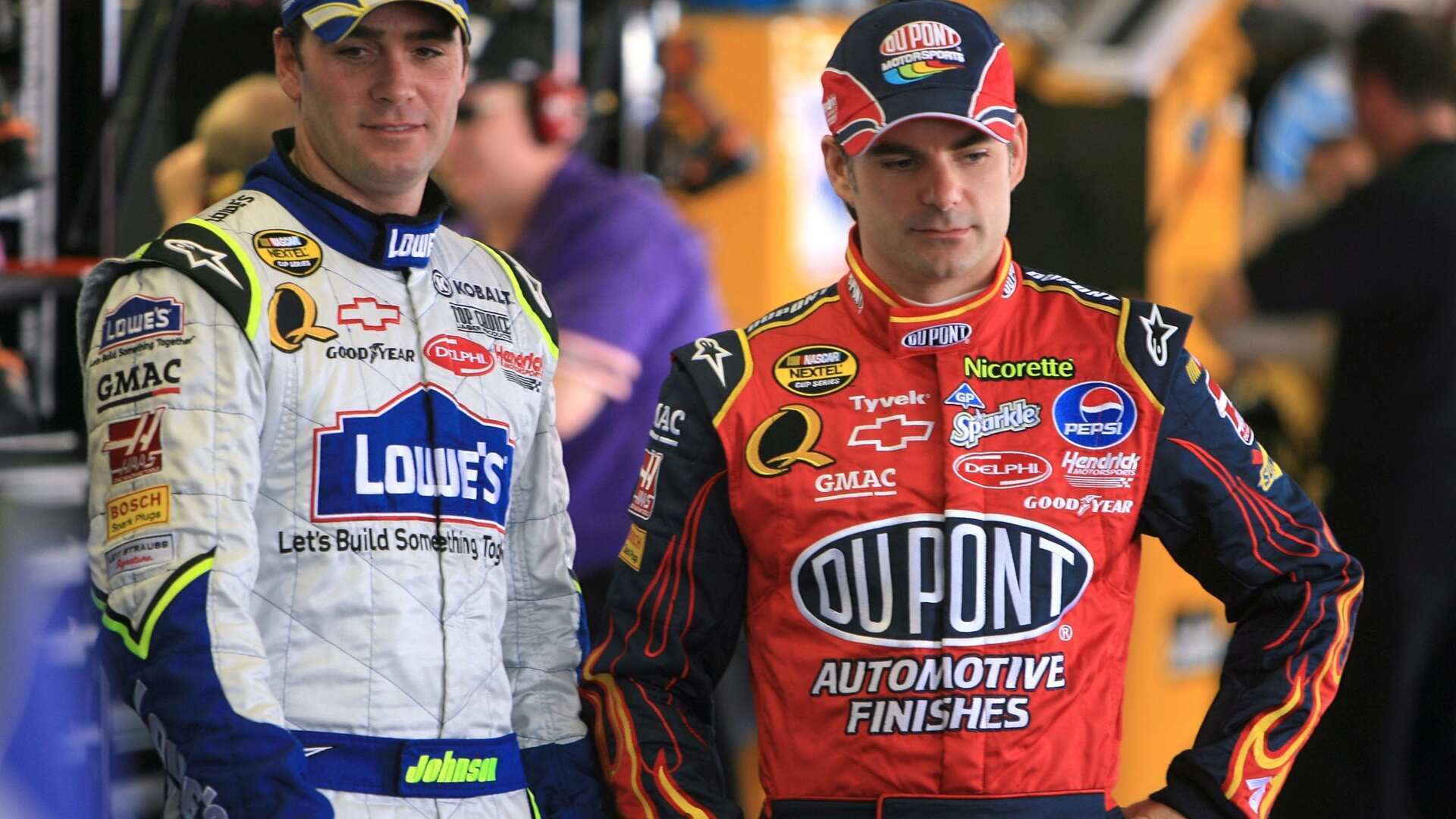 1. Jimmie Johnson vs. Jeff Gordon (Hendrick Motorsports)